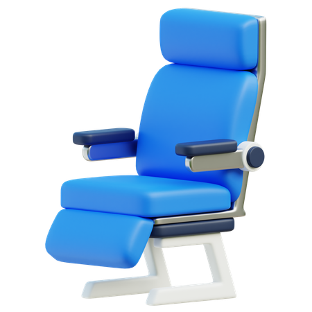 Asiento de avión  3D Icon