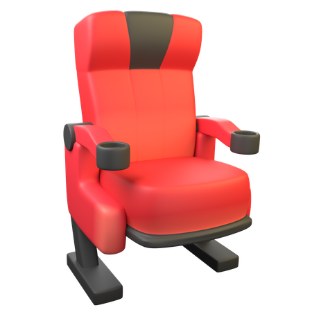 Asiento de cine  3D Icon