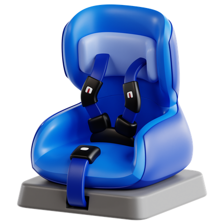 Asiento de coche  3D Icon