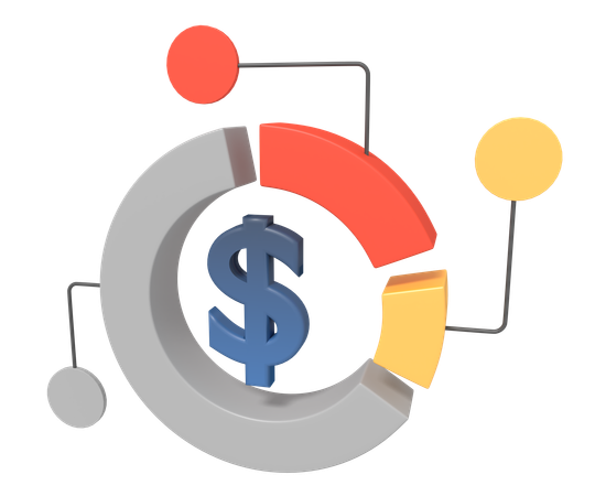 Asignación de empresas  3D Icon