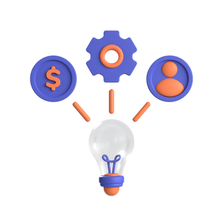 Asignación de recursos  3D Icon