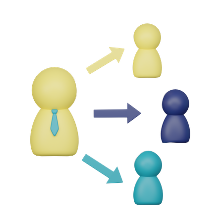Asignar trabajo  3D Icon