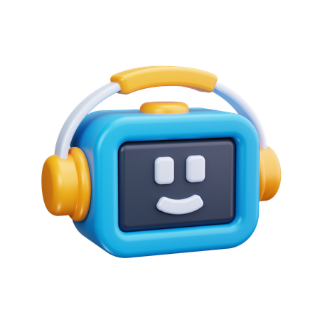 Asistencia de chatbot  3D Icon