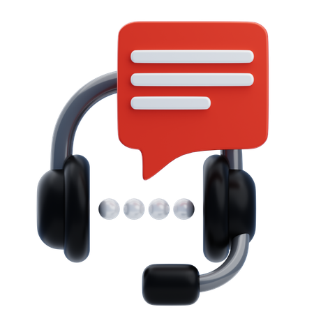 Asistente de auriculares  3D Icon