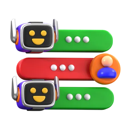 Asistente de chatbot  3D Icon