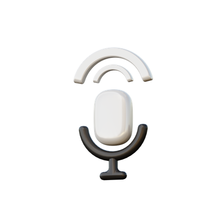Asistente de voz  3D Icon