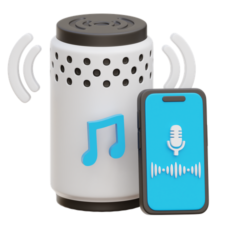 Asistente de voz  3D Icon