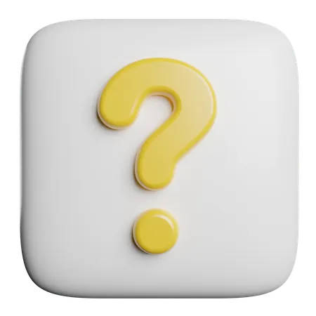 Ask Question Help 3D Icon