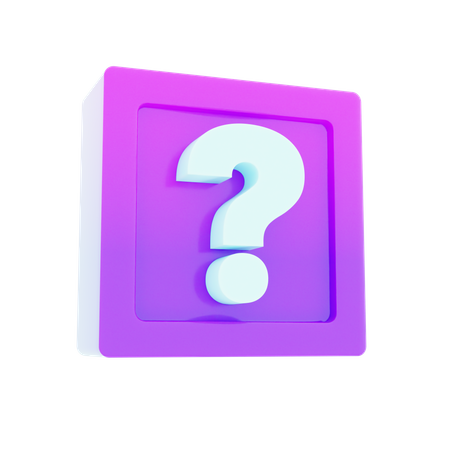 Ask  3D Icon