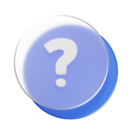 Ask  3D Icon