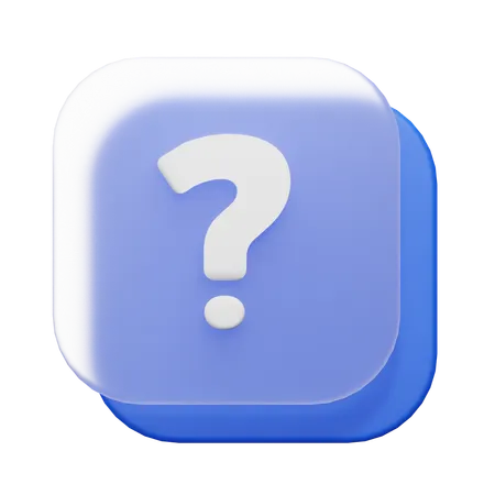 Ask 3D Icon