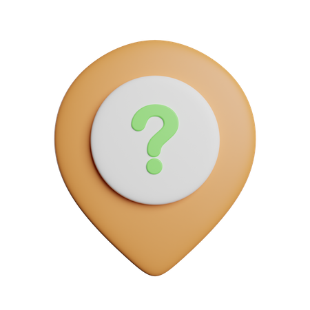 Ask Location  3D Icon