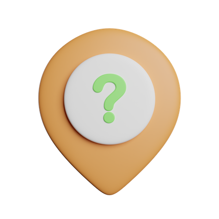 Ask Location  3D Icon