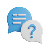 3d ask question logo