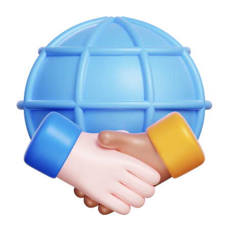 Asociación global  3D Icon