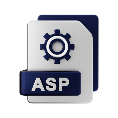 ASP File  3D Illustration