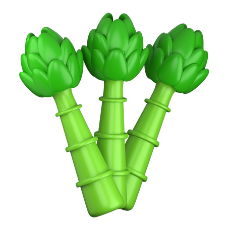 Asparagus  3D Icon