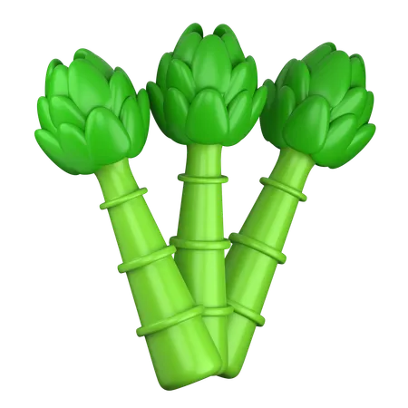 Asparagus  3D Icon