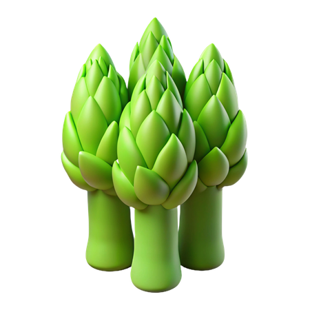 Asparagus  3D Icon