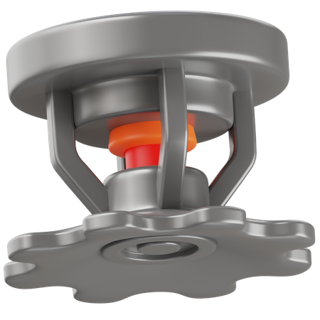 Sprinkler contra incêndio  3D Icon