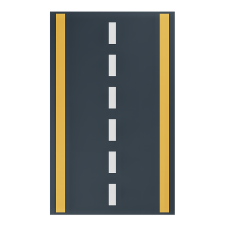 Asphalt Road  3D Icon