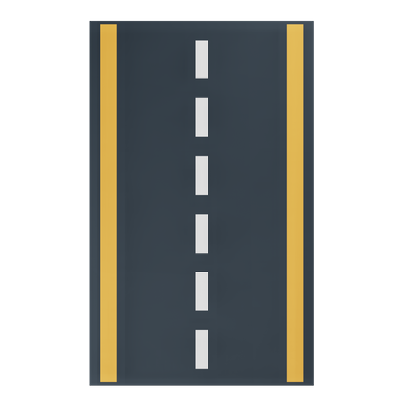 Asphalt Road  3D Icon