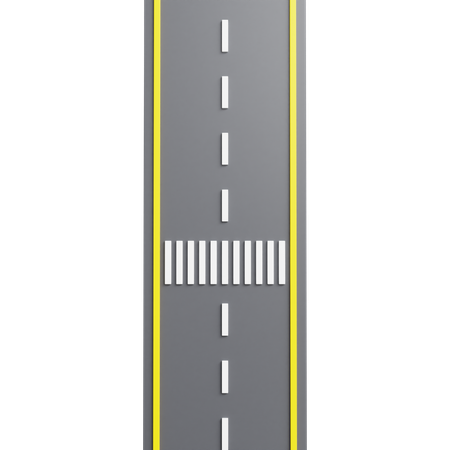Asphalt Road  3D Icon