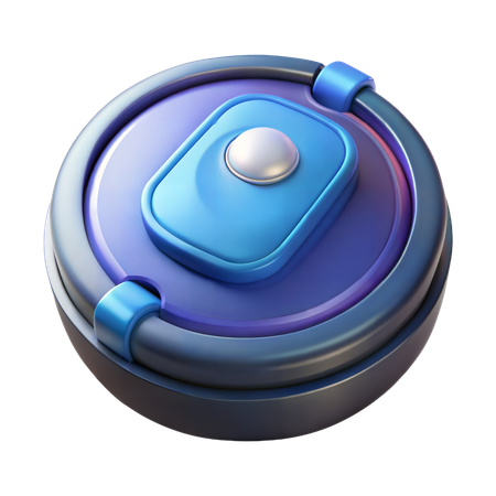 Aspirateur robot  3D Icon