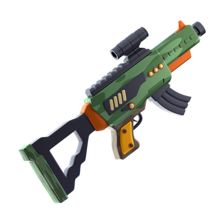 Assault rifle  3D Icon