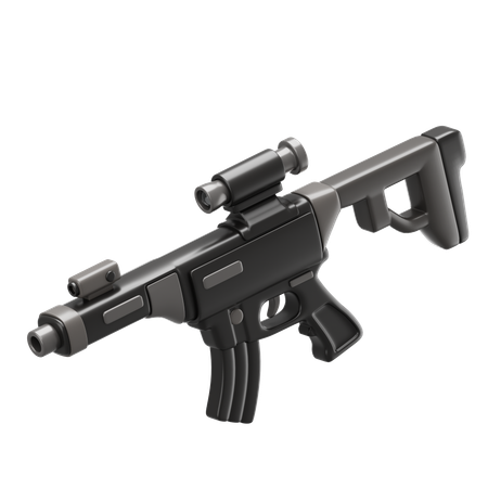 アサルトライフル  3D Icon
