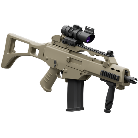 돌격 소총  3D Icon