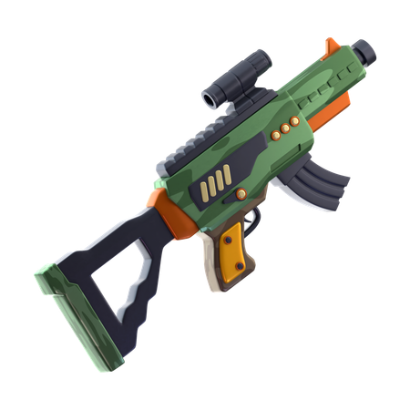 Assault rifle  3D Icon