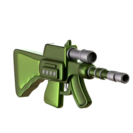 Assault Rifle  3D Icon