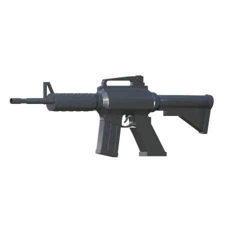 Assault Rifle  3D Icon