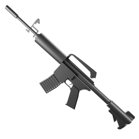 Assault Rifle  3D Icon