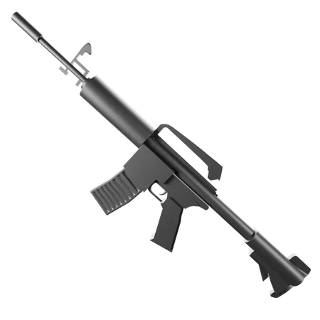 Assault Rifle  3D Icon