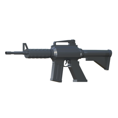 Assault Rifle  3D Icon