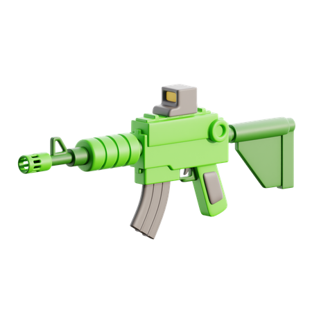 Assault Rifle  3D Icon