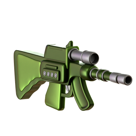 Assault Rifle  3D Icon