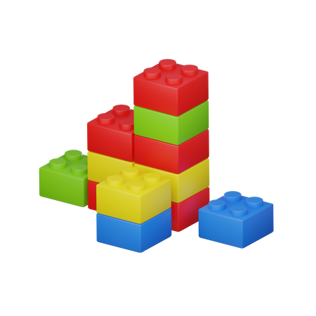 Assembly Brick  3D Icon