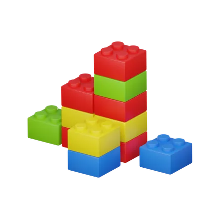 Assembly Brick  3D Icon