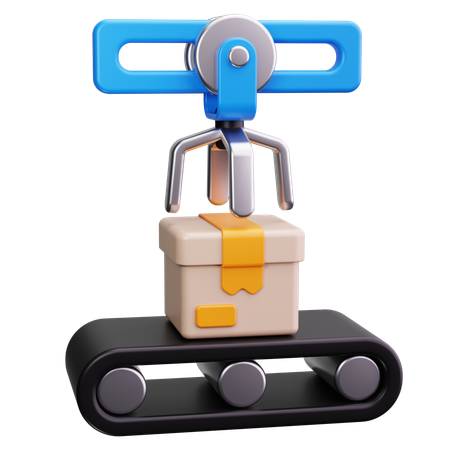 Assembly Line  3D Icon