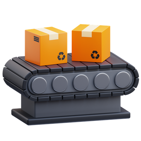 Assembly Line  3D Icon