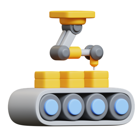 Assembly Line  3D Icon