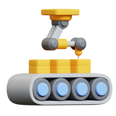 Assembly Line  3D Icon