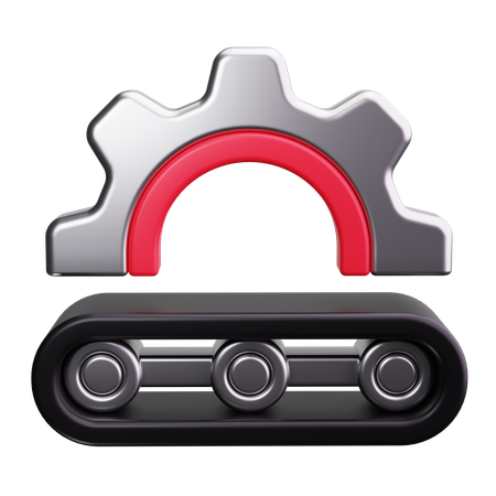 Assembly Line  3D Icon