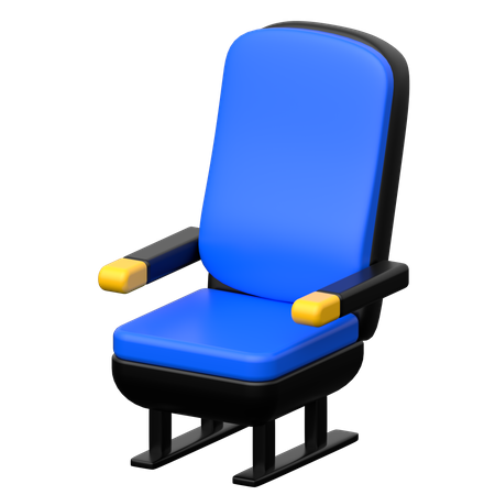 Assento de avião  3D Icon