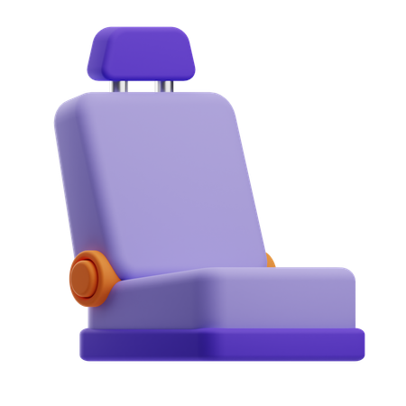Assento de carro  3D Icon