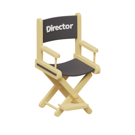 Assento de diretor  3D Icon