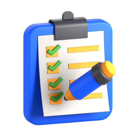 Assessment Tools  3D Icon
